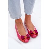 Maciejka Leather Ballet Flats With Bow | Shoptok.si