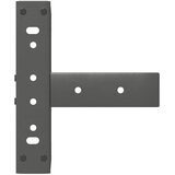  Noge za klub stolić T-oblika 2 kom antracit 28x25x(42-43) cm čelik | shoptok.hr