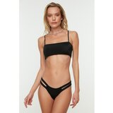 Trendyol Black Cut-Out Detailed Bikini Set Cene