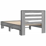  Okvir za krevet boja hrasta 75x190 cm konstruirano drvo i metal | shoptok.hr