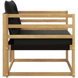  Set vanjskih sofa Čvrsto drvo akacije i Textilene Bijela | shoptok.hr