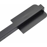  Sklopiva baza za suncobran za stup Ø 38/48 mm sjajna crna čelik | shoptok.hr