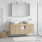  Set ormarića za kupaonicu 4 kom. Hrast sonoma Konstruirano drvo | shoptok.hr