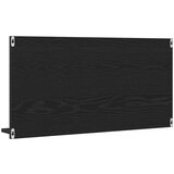 vidaXL Kopalniška omarica z ogledalom črn hrast 90x11x45 cm inženirski les | Shoptok.si