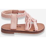 Boto Children's Braided Slip-on Sandals Pink Tracy | ePonuda.com