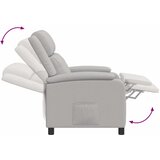  Fotelja s nagibom Oblačnosiva Tkanina | shoptok.hr