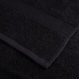 Premium Sauna Ručnici SOLUND 25 kom Black 80x200 cm 550 gsm | shoptok.hr
