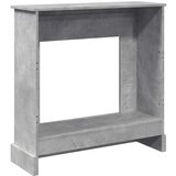 vidaXL Okvir za kamin boja betona 90x30x90 cm od konstruiranog drva | shoptok.hr