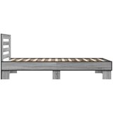  Okvir za krevet boja hrasta 100x200cm konstruirano drvo i metal | shoptok.hr