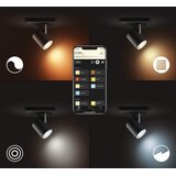 Philips LED prigušiva spot svetiljka Hue RUNNER 1xGU10/4,2W/230V crna | Eponuda.com