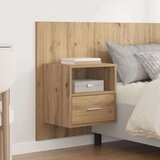  Uzglavlje s ormarićem 3 pcs Umjetnički hrast Konstruirano drvo | shoptok.hr