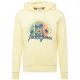Jack & Jones Sweater majica 'SUMMER VIBE' morsko plava / žuta / maslinasta / svijetlonarančasta