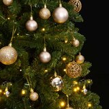 vidaXL Umetna novoletna jelka 300 LED diod in komplet bučk 300 cm | Shoptok.si
