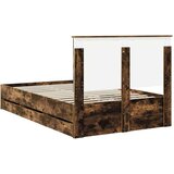  Okvir za krevet s ladicama Dimljeni hrast 135 x 190 cm - Dimljeni hrast 135 x 190 cm | shoptok.hr