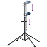vidaXL Stojalo za popravilo kolesa zložljivo nastavljivo 108-188 cm | Shoptok.si
