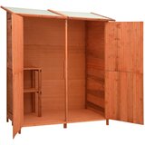 Furnova Vrtna lopa za orodje 136x75x160 cm trden les jelke, (21912827) | Shoptok.si