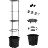 vidaXL Lonec za gojenje paradižnika Ø39x150 cm polipropilen | Shoptok.si