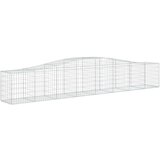  Lučne gabionske košare 15 kom 400x50x60/80 cm pocinčano željezo | shoptok.hr