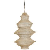 Light & Living Bež kovinska viseča svetilka Nakisha – Cene