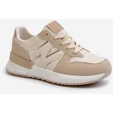 Boto Women's Beige Faux Leather Sneakers Kaimans | shoptok.hr