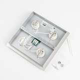  LED plafonsko svetlo 4xLED/5W/230V 3000K 28x28 cm mat hrom | Eponuda.com