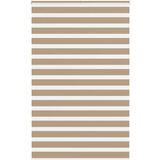 Zebra zavjesa Pješčano smeđa 150x230 cm Širina tkanine 145,9 cm Poliester | Shoptok.si