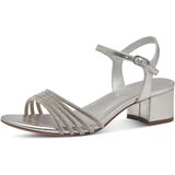 Tamaris Sandali s paščki srebrna | Shoptok.si