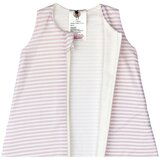 Lässig spalna vreča - letna Lyocell 13-18 mes striped lavender/milky | Shoptok.si