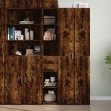 vidaXL Visoka komoda boja hrasta 30x42,5x185 cm od konstruiranog drva Cijene