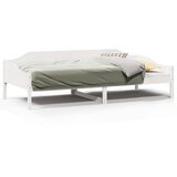 Maison Chic Posteljni okvir - Enojna postelja - Postelja za odrasle brez vzmetnice bel 90x200 cm trdna borovina-J7039, (21773008) | Shoptok.si