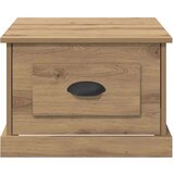 vidaXL Klubska miza artisan hrast 50 x 50 x 35 cm Konstruiran les | Shoptok.si