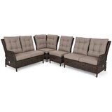  Trivento smeđa prostirka / smeđa melanž kutna sofa | shoptok.hr