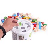 ECO TOYS drvene kocke u kutiji od 100 dijelova | shoptok.hr