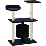 vidaXL penjalica za mačke sa stupovima za grebanje od sisala 95 cm tamno plava | shoptok.hr