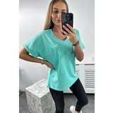 Kesi Cotton blouse with mint pocket Cijene
