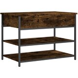  Klupa za cipele boja dimljenog hrasta 70x42,5x50 cm drvena | shoptok.hr