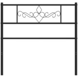  Metalno zamjensko uzglavlje crno 107 cm | shoptok.hr
