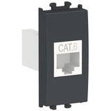 Utičnica RJ45 CAT6 1M modularna crna EASY | Eponuda.ba