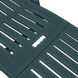  Ležaljka za sunčanje s osloncem za noge plastična zelena | shoptok.hr