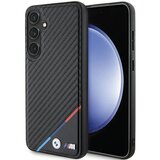 BMW CARBON TRICOLOR LINE OVITEK ZA MAGSAFE ZA SAMSUNG GALAXY S24 ČRN, (21973160) | Shoptok.si