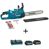 Makita akumulatorska lančana testera 400mm XGT 40V UC016GZ + starter set XGT (2 x 4Ah BL4040 + brzi punjač DC40RA) 191L77-9
