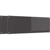  Kuhinjski zid 2 pcs Tamno siva 120 x 40 cm | shoptok.hr
