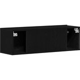 TV ormar Zidne Crni hrast 100 x 30 x 30 cm Konstruirano drvo | Eponuda.com