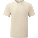 Fruit Of The Loom Beige men's t-shirt with combed cotton Iconic sleeve | Shoptok.si