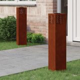  Solarna LED svjetlost za stazu 2 pcs Corten čelik Corten čelik | shoptok.hr