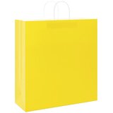  Papirnate vrećice 250 kom s ručkama žute 45x17x48 cm | Eponuda.com