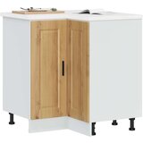 vidaXL Kuhinjska kotna osnovna omarica Porto artisan hrast inž. les | Shoptok.si