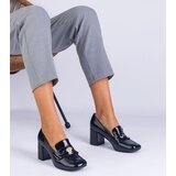 Gemre Black patent leather women's heeled shoes Vergento | Shoptok.si