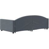  Dnevni krevet na razvlačenje i ladice tamnosivi 100 x 200 cm | shoptok.hr