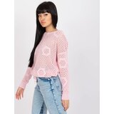 RUE PARIS Sweater-LC-SW-0237.26P-Light Pink | Shoptok.si